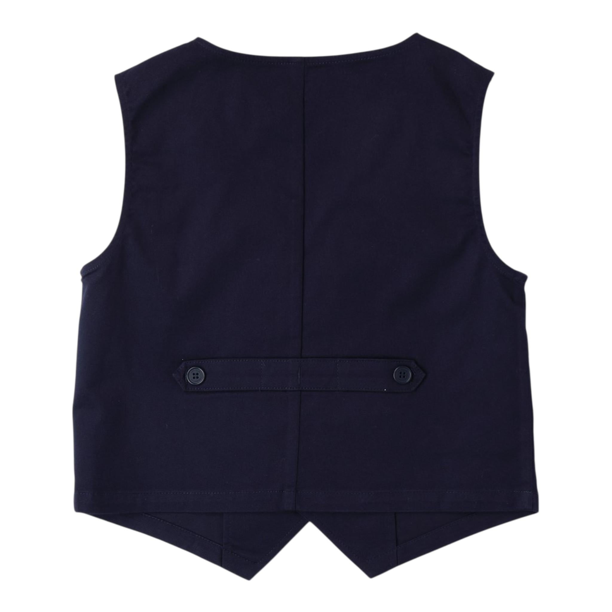 Sarabanda Gilet Tinta Unita con Bottoni per Bambino 0B670 BLU SARABANDA 