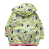 K-Way Giubbino Tinta Unita con Zip E Cappuccio per Neonato K2137XWXX GIALLO K-WAY 