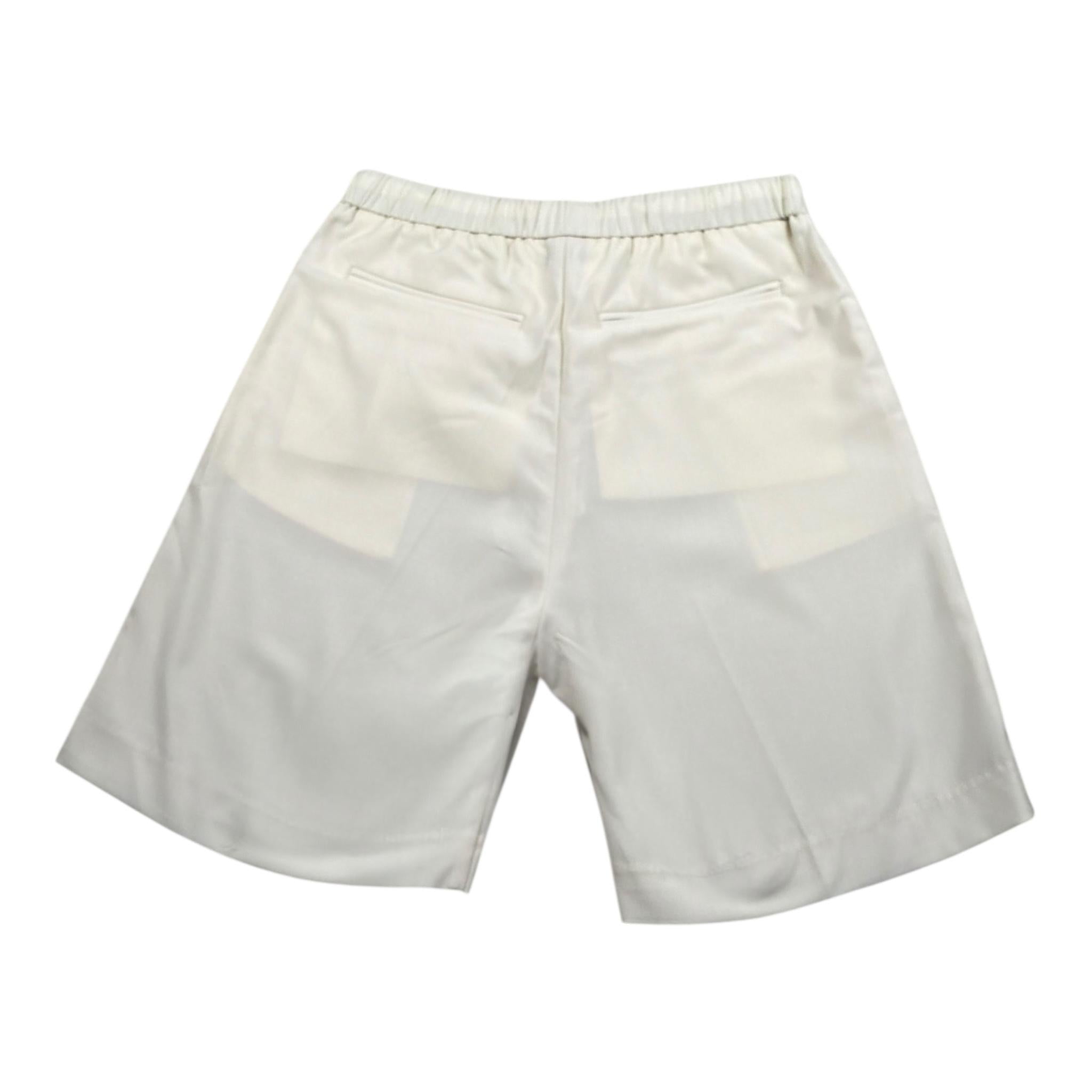 I'M Brian Bermuda Tinta Unita con Elastico In Vita per Bambino BE3346J PANNA I'M BRIAN 