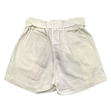 Please Short Einfarbig mit elastischer Taille Weiß für Mädchen