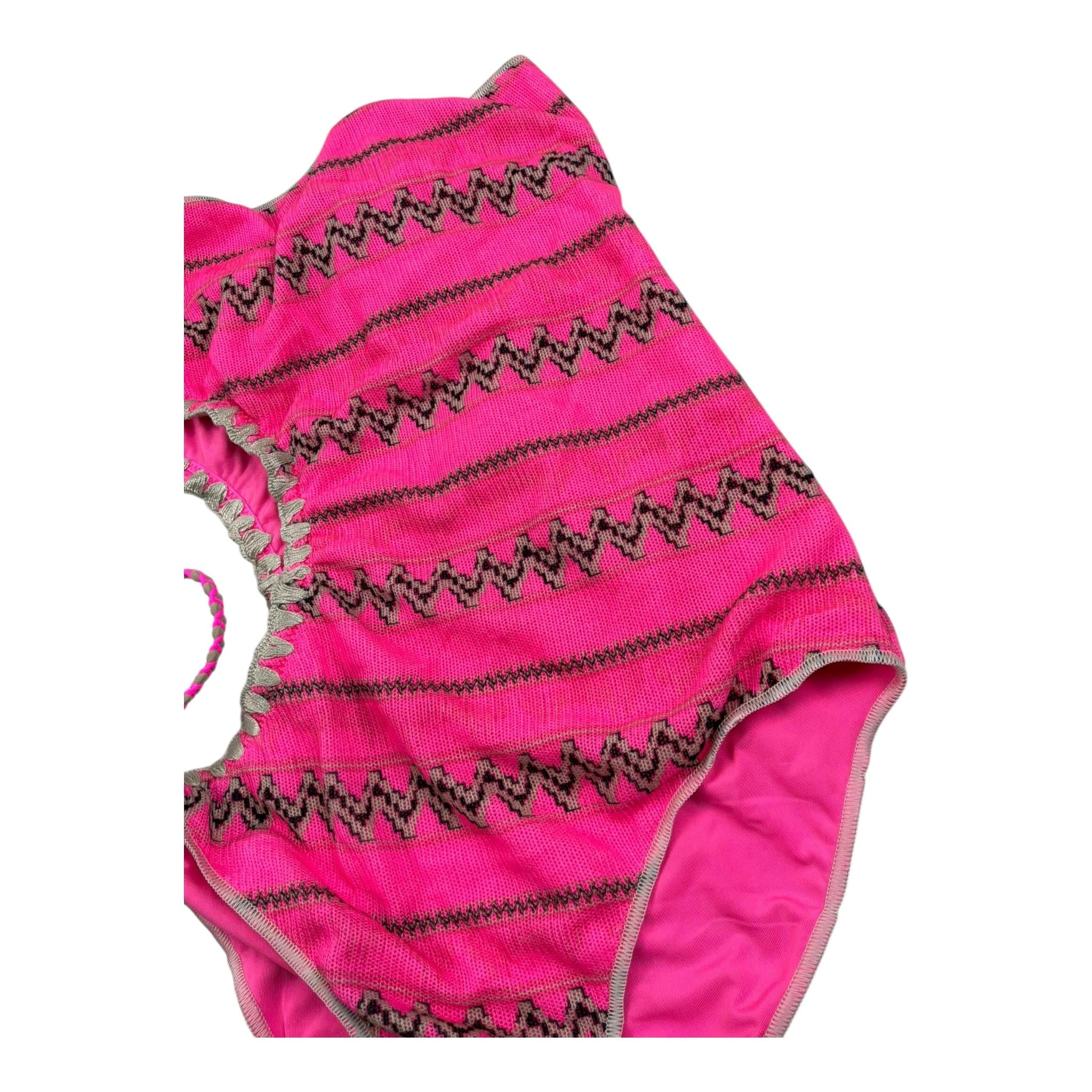 F**K Costume Tinta Unita con Fantasia Modello Intero per Bambina FJ240642X05 ROSA FLUO F**K 