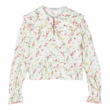 PHILOSOPHY camicia tinta unita con fantasia fiori Panna per Bambina PFCA027 PANNA PHILOSOPHY 