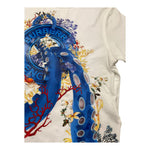 Burberry T-Shirt Girocollo Tinta Unita con Stampa per Bambino 8066114 BIANCO BURBERRY 