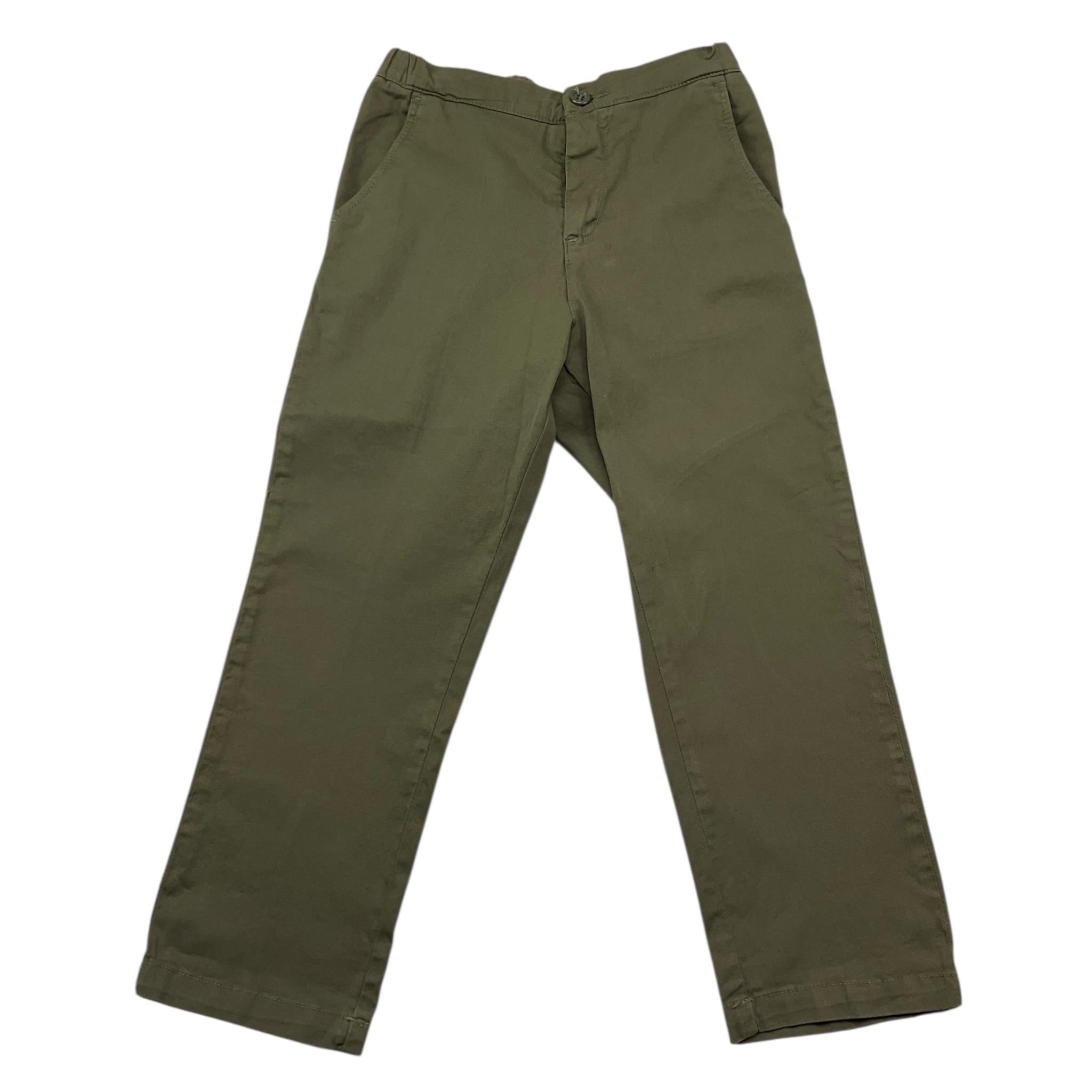 Manuel Ritz Pantalone Tinta Unita con Elastico In Vita per Bambino MR3013 VERDE MANUEL RITZ 