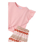 Mayoral Completo 2 Pezzi T-Shirt-Short per Bambina 3209 SALMONE MAYORAL 