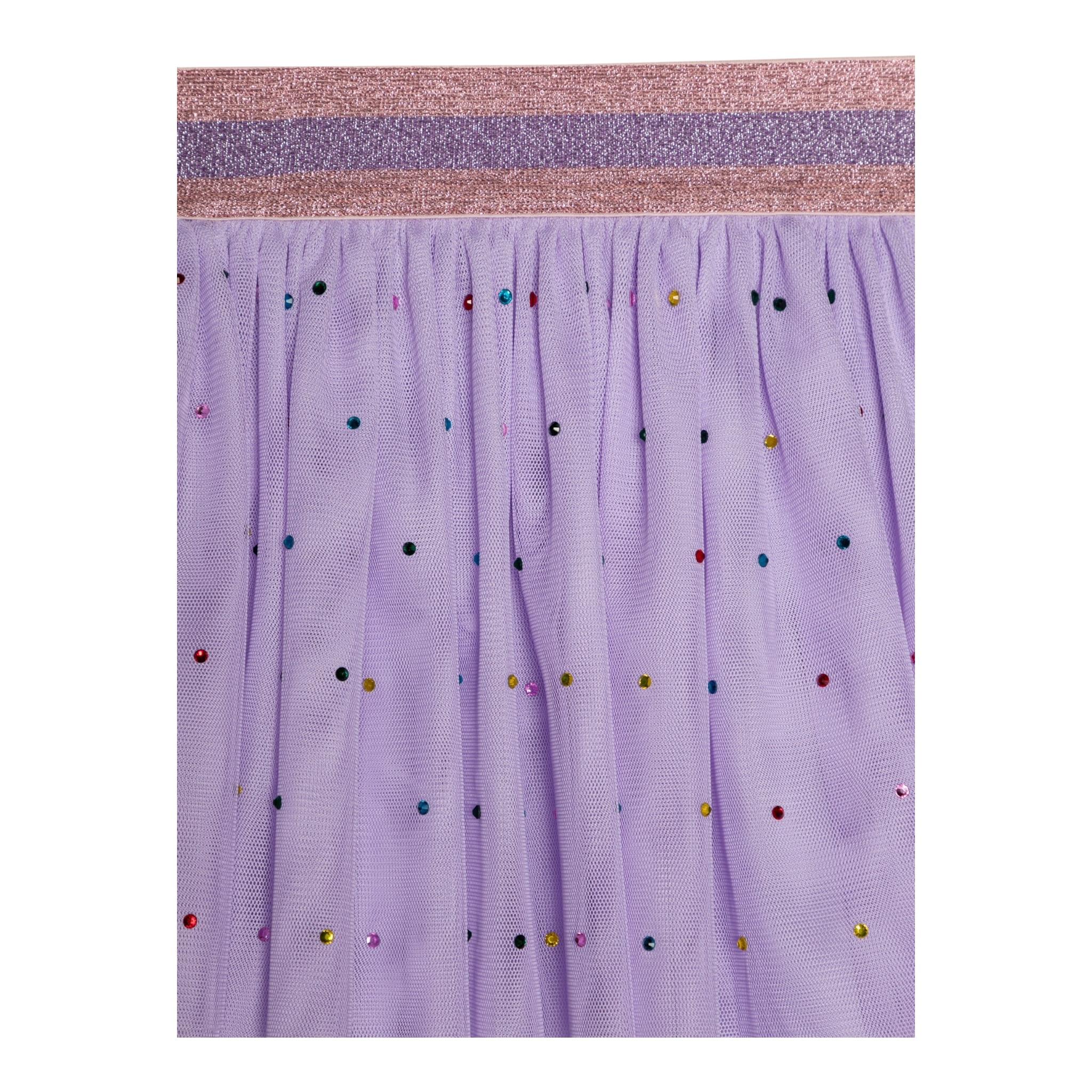 Stella Mccartney Gonna In Tulle Tinta Unita con Brillantini per Bambina TW7B21 LILLA STELLA McCARTNEY 