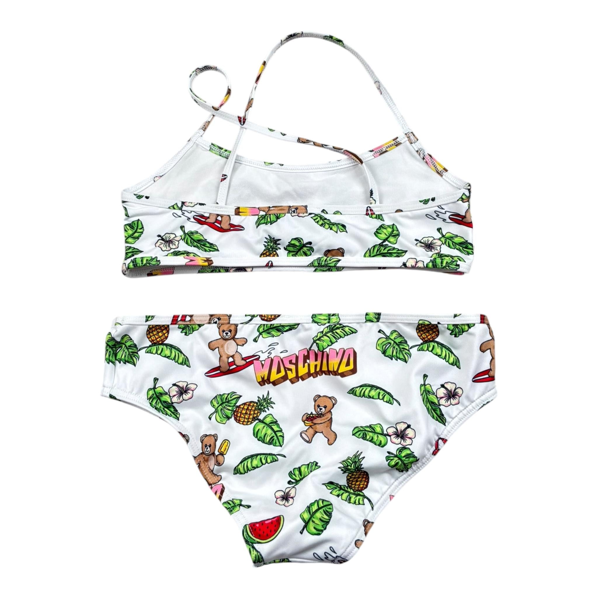 Moschino Costume 2 Pezzi Fascia-Slip per Bambina HHL00E BIANCO MOSCHINO 