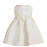 Abel & Lula Abito Cerimonia Tinta Unita con Applicazioni per Bambina 5014J BIANCO ABEL & LULA 