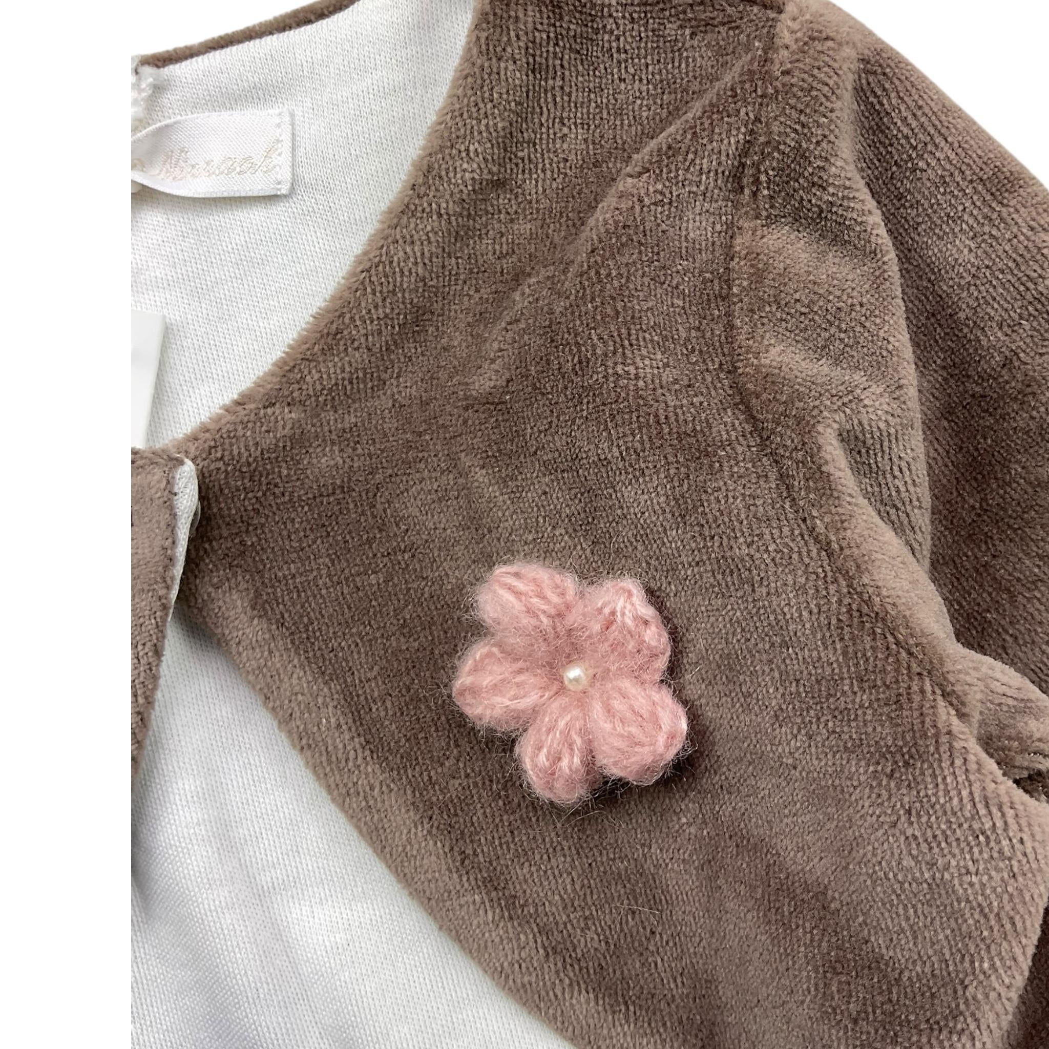 NINNAOH coprispalle tinta unita Marrone per Neonata I2352 MARRONE NINNAOH 