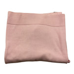 BABY LORD coperta tinta unita con ricami in contrasto Rosa per Neonata 104C ROSA BABY LORD 