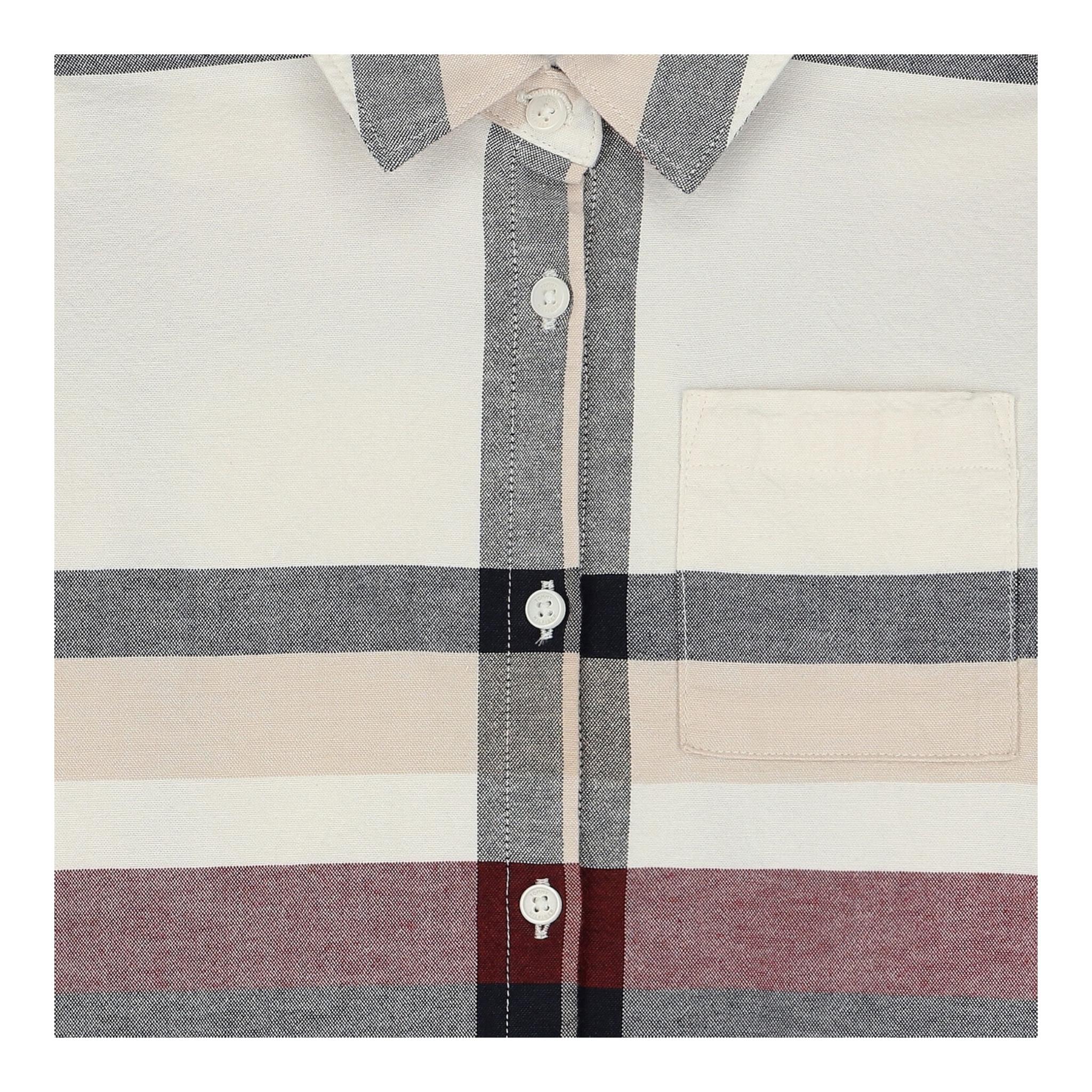 Tommy Hilfiger Abito Tinta Unita con Fantasia Modello Camicia per Bambina KG0KG07518 PANNAP TOMMY HILFIGER 