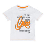 Guess T-Shirt Tinta Unita con Stampa per Bambino N5GI00K8HM4 BIANCO GUESS 