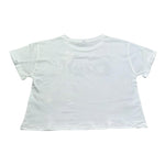 Dixie T-Shirt Girocollo Tinta Unita con Stampa per Bambina MB51030G39 BIANCO DIXIE 