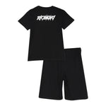 John Richmond Completo 2 Pezzi T-Shirt-Bermuda Tinta Unita per Bambino RBP25134CJ NERO JOHN RICHMOND 