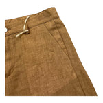 Little Bear Bermuda Tinta Unita con Girovita Regolabile per Bambino 8229 MARRONE LITTLE BEAR 