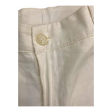 Please Pantalone Tinta Unita Con Girovita Regolabile Bianco Per Bambino