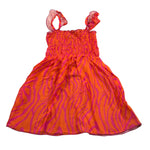 4Giveness Abito Giromanica Stapa Fantasia Arancione Fluo per Neonata 00632 ARANCIONE FLUO 4GIVENESS 