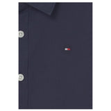 Tommy Hilfiger Camicia Manica Lunga Tinta Unita per Neonato KB0KB06965 BLU TOMMY HILFIGER 