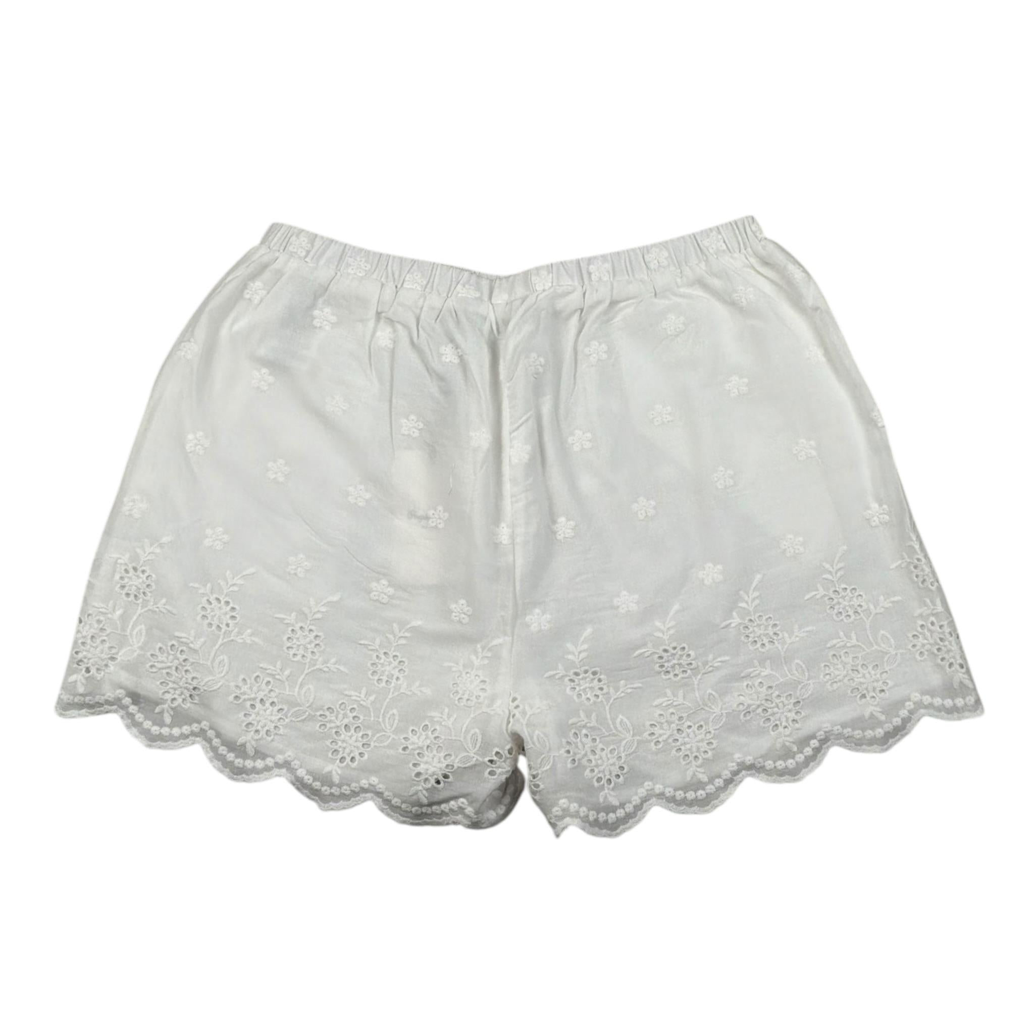 Pepe Jeans Short Tinta Unita con Ricami per Bambina PG800883 BIANCO PEPE JEANS 