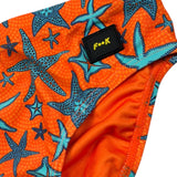 F**K Costume Modello Slip Tinta Unita con Stampa per Bambino FJ25J04SA20X08 ARANCIONE F**K 