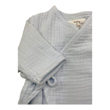 TEDDY E MINOU tutina tinta unita con lacci Azzurro per Neonato I23TU028C0059 AZZURRO TEDDY E MINOU 