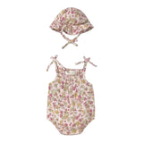 Mayoral Set Pagliaccetto-Cappello Tinta Unita con Stampa per Neonata 1667 ROSA MAYORAL 