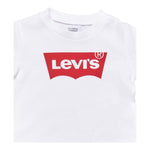 Levi'S T-Shirt Girocollo Tinta Unita con Logo per Neonato 6E8157 BIANCO LEVI'S 