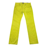 I Do Pantalone Tinta Unita con Girovita Regolabil Verde Acido per Bambino
