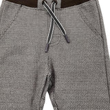 BOBOLI pantalone tinta unita con microfantasia Bianco per Bambino 339094 BIANCO BOBOLI 