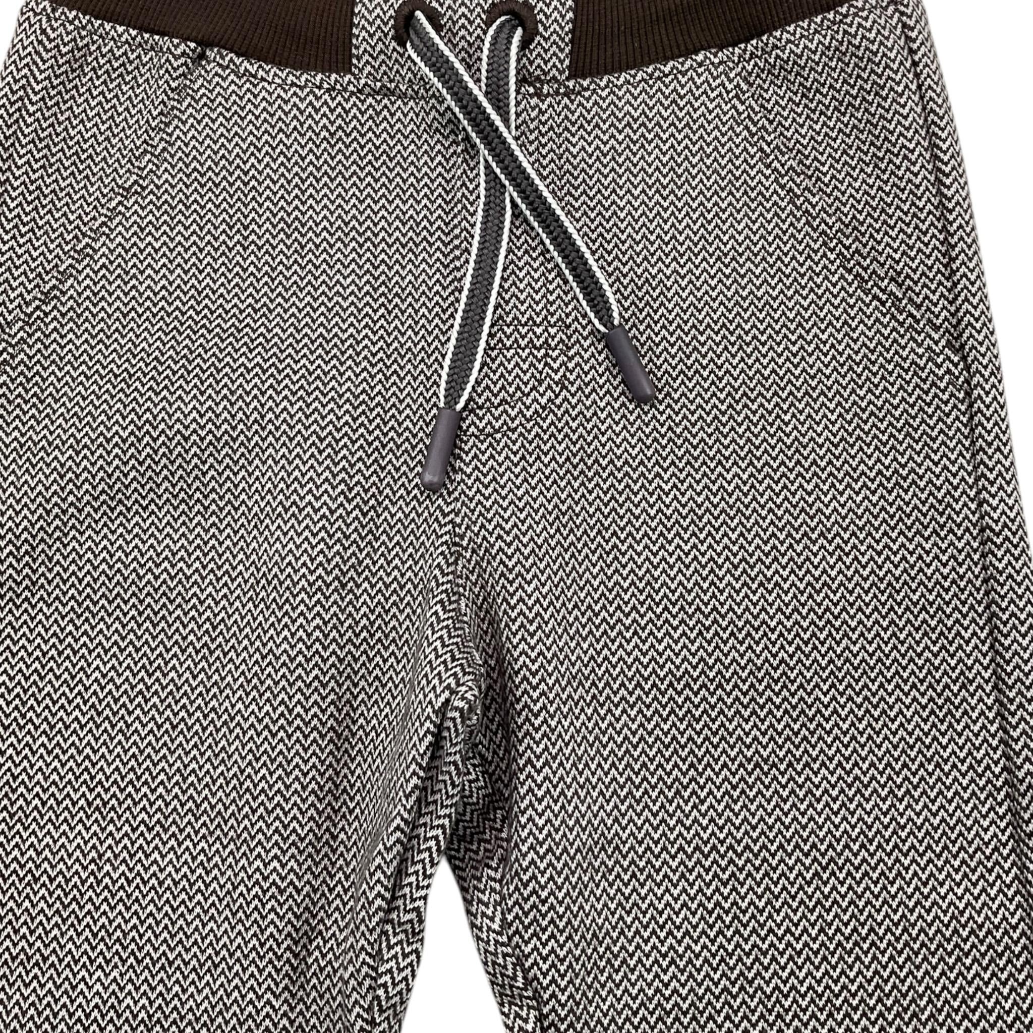 BOBOLI pantalone tinta unita con microfantasia Bianco per Bambino 339094 BIANCO BOBOLI 