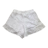 Twinset Completo Top-Short Tinta Unita Traforato per Bambina 251GJ2QR7 BIANCO TWINSET 