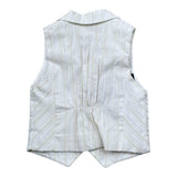 Emanuel Pris Gilet Tinta Unita con Fantasia per Bambino EPC2090B PANNA EMANUEL PRIS 