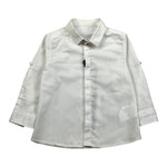 Daniele Alessandrini Camicia Manica Lunga Tinta Unita per Neonato 1295C0557 PANNA DANIELE ALESSANDRINI 