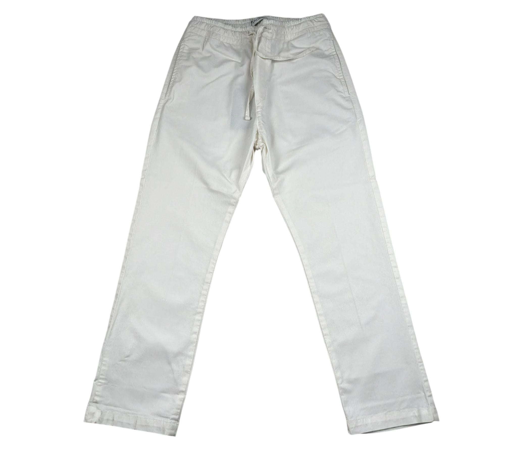 Paolo Pecora Pantalone Tinta Unita con Elastico In Vita per Bambino PP4384 PANNA PAOLO PECORA 