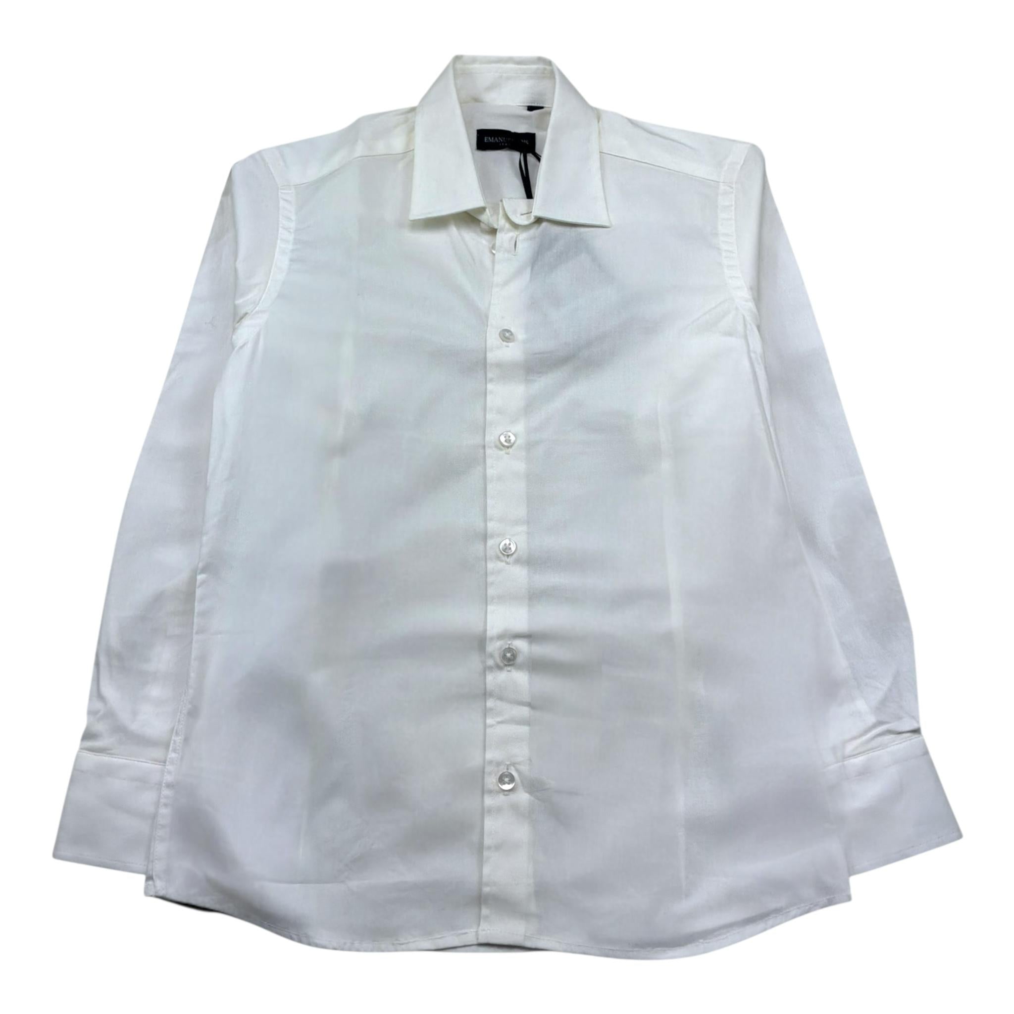 Emanuel Pris Camicia Manica Lunga Tinta Unita per Bambino ECM4164R PANNA EMANUEL PRIS 