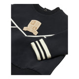 EMPORIO ARMANI felpa girocollo tinta unita con stampa Blu per Neonato 6DHMJ7X BLU EMPORIO ARMANI 