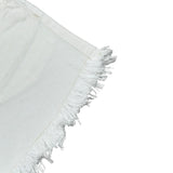 Magil Short Tinta Unita con Frange per Bambina HN25200 BIANCO MAGIL 