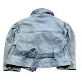 Miss Grant Giubbno In Denim Tinta Unita con Applicazioni per Bambina MG1033J AZZURRO MISS GRANT 