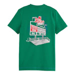 Scotch & Shrunk T-Shirt Tinta Unita Girocollo con Stampa per Bambino 180564 VERDE SCOTCH & SHRUNK 