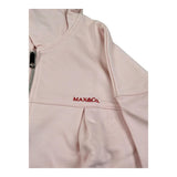 Max Mara Felpa con Zip E Cappuccio Tinta Unita con Logo per Bambina MX0156 ROSA MAX MARA 