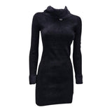 TWINSET abito tinta unita con pelliccia Nero per Bambina 242GJ3200X NERO TWINSET 