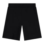 Moschino Bermuda Tinta Unita con Stampa per Bambino HUQ02A NERO MOSCHINO 