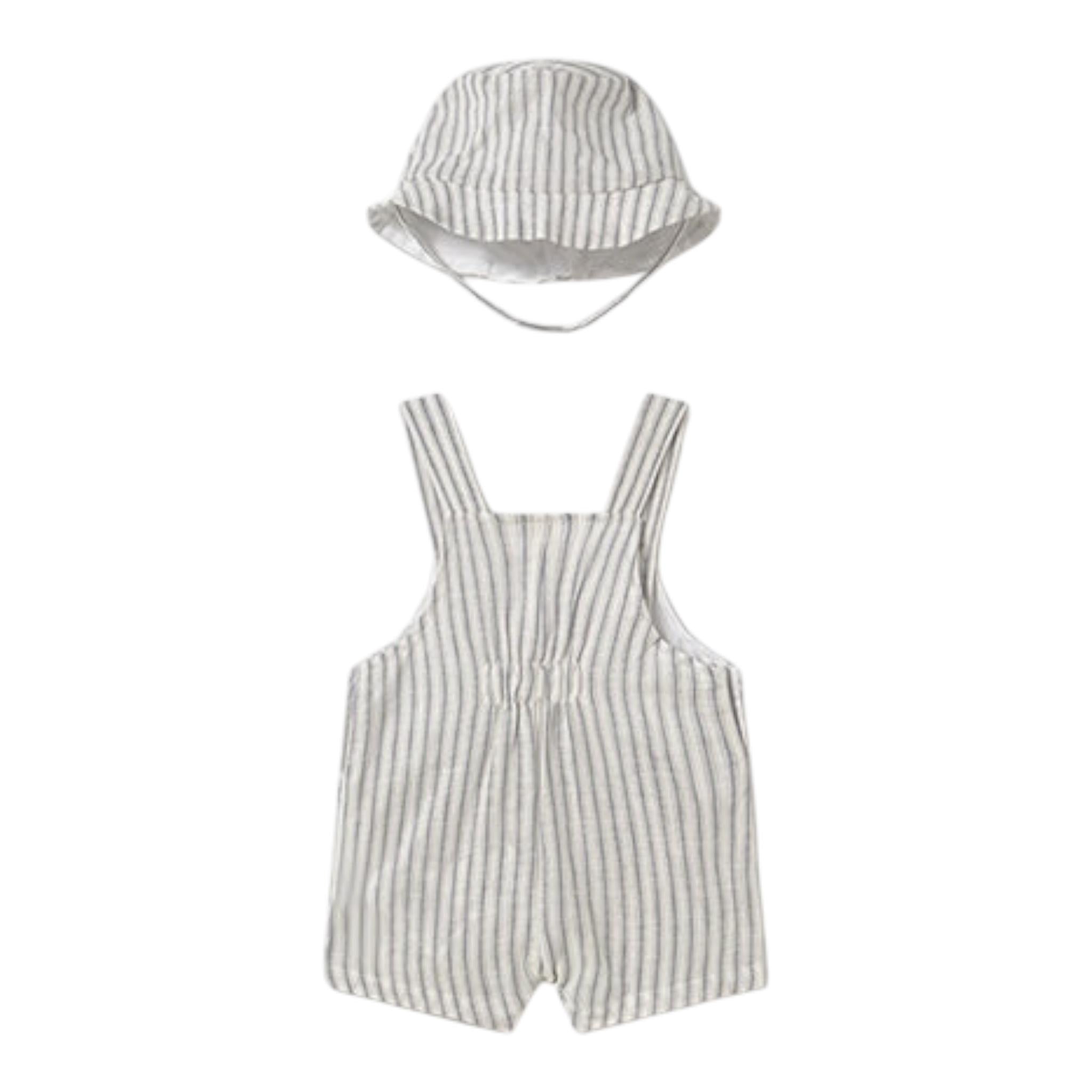 Mayoral Completo 2 Pezzi Salopette-Cappello per Neonato 16016 BIANCO MAYORAL 