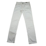 Dondup Pantalone Tinta Unita con Tasche per Bambino BP249 BIANCO DONDUP 