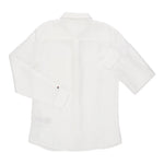 Tommy Hilfiger Camicia Manica Lunga Tinta Unita per Bambino KB0KB09550 BIANCO TOMMY HILFIGER 