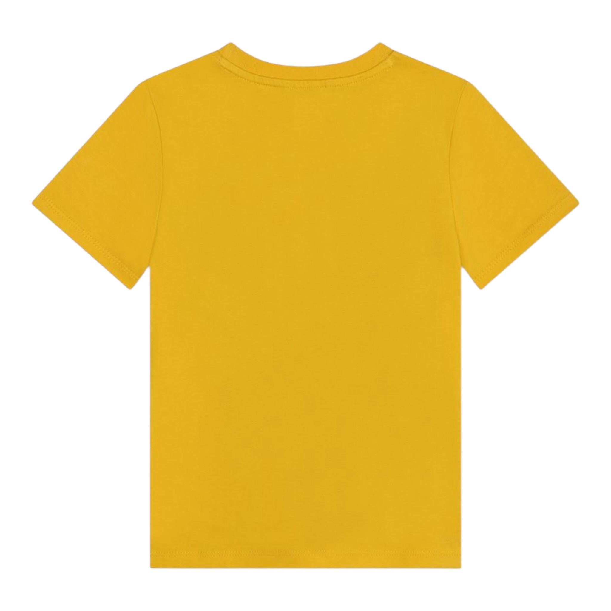 Kenzo T-Shirt Girocollo tinta unita Senape per Bambino K60357 SENAPE KENZO 