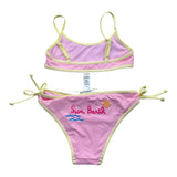 Saint Barth Costume 2 Pezzi Fascia-Slip per Bambina 00668L ROSA SAINT BARTH 