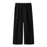 Name It Pantalone tinta unita con Elastico In Vita E Fantasia A Righe Nero per Bambina 13240352 NERO NAME IT 
