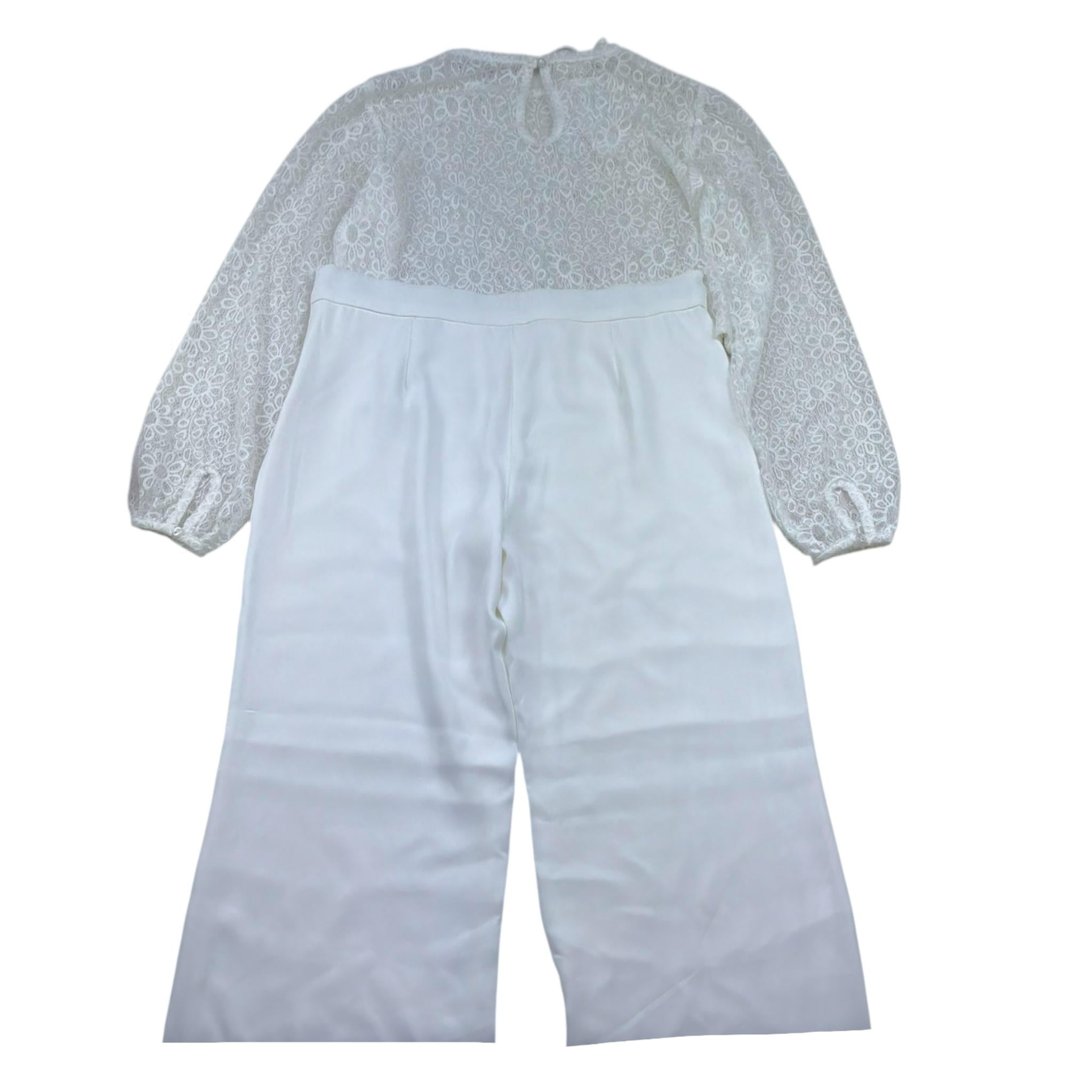 Sarabanda Completo 3 Pezzi Maglia-Top-Pantalone Tinta Unita per Bambina 0B495 BIANCO SARABANDA 