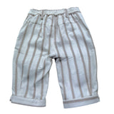Manuel & Frank Pantalone Tinta Unita con Fantasia A Righe per Neonato MF1633IN PANNA MANUEL & FRANK 